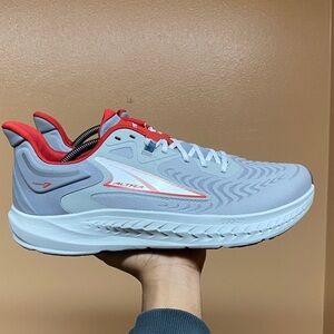 Altra Torin 7 “Light Gray Red White” Men’s Running Sneakers Size 12 Medium
